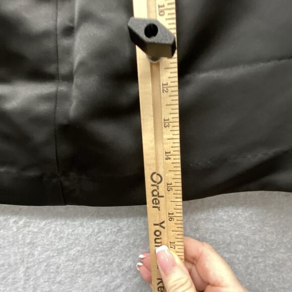 BOW DETAIL SATIN MINI SKIRT Women’s Size 10 Coquette Whimsigoth GothFormal NWT - Picture 5 of 6